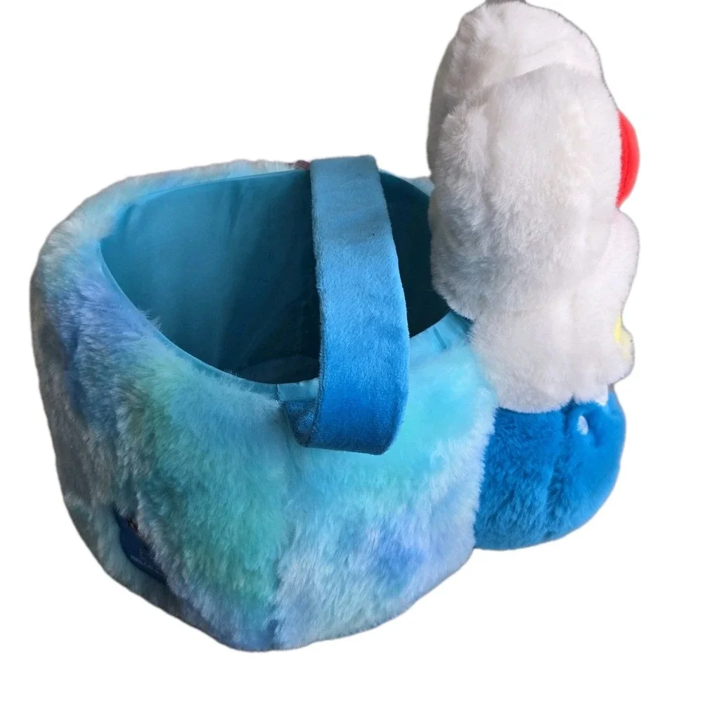 NEW Peeps x HELLO KITTY Easter Basket w/ Handle‎ Bunny Rabbit Plush Basket Blue